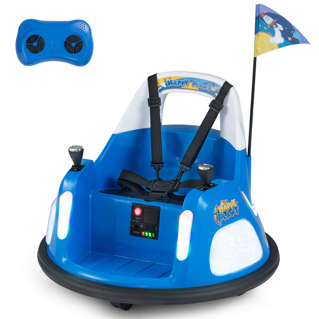 12V Elektro-Bumper-Auto für Kinder mit Lichtern und Fernbedienung