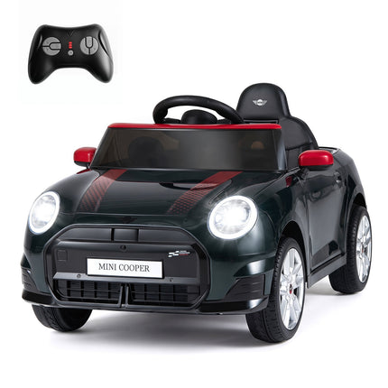 12V Kids Electric Car, BMW Mini Design, Black, Remote Control