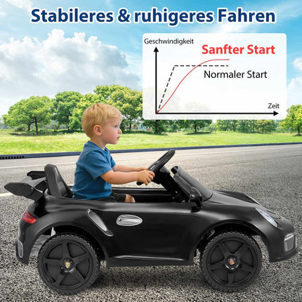 12V Kids Electric Car with Remote Control – Black