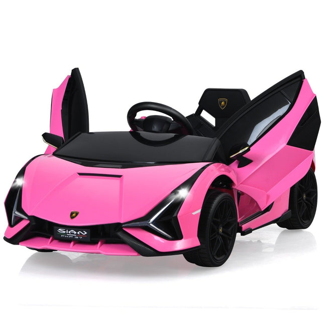 12V Kinder-Elektroauto mit Fernbedienung, Musik, LED-Lichtern