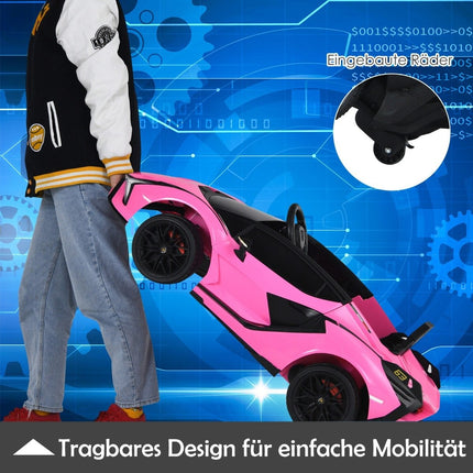 12V Kinder-Elektroauto mit Fernbedienung, Musik, LED-Lichtern