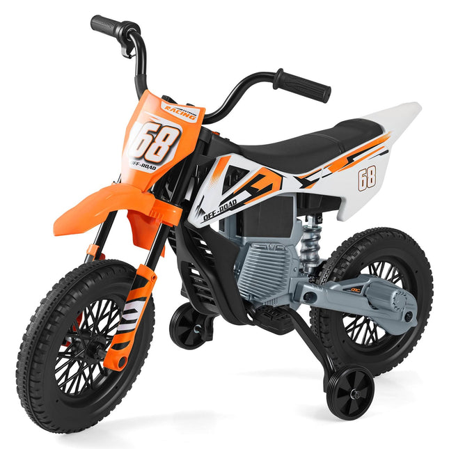 12V Kinder-Elektromotorrad mit abnehmbaren Stützrädern