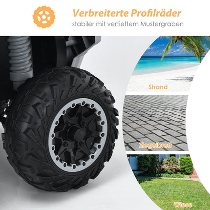 12V Kinder Elektro Quad mit Musik, Hupe, LED-Leuchten