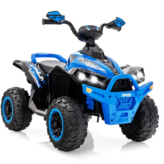 12V Kinder Elektro Quad mit Musik, Hupe, LED-Leuchten