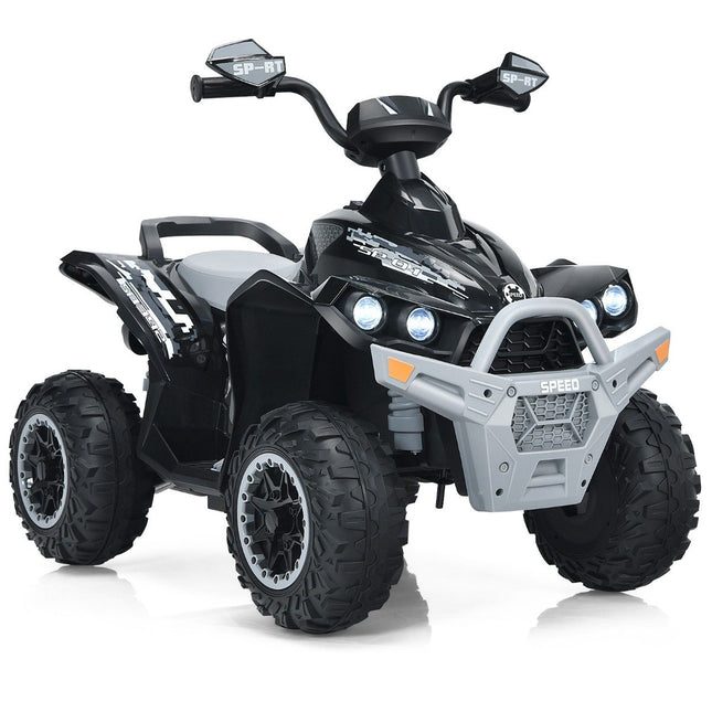 12V Kinder Elektro Quad mit Musik, Hupe, LED-Leuchten