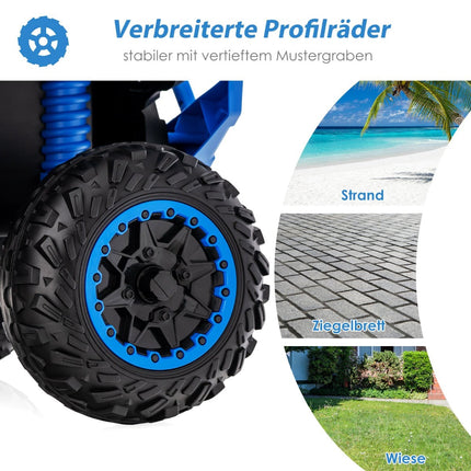 12V Kinder Elektro Quad mit Musik, Hupe, LED-Leuchten
