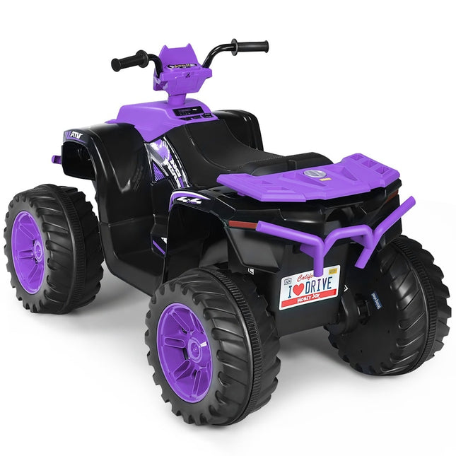 12V Kinder Elektro Quad mit Musik & Lichtern, Lila
