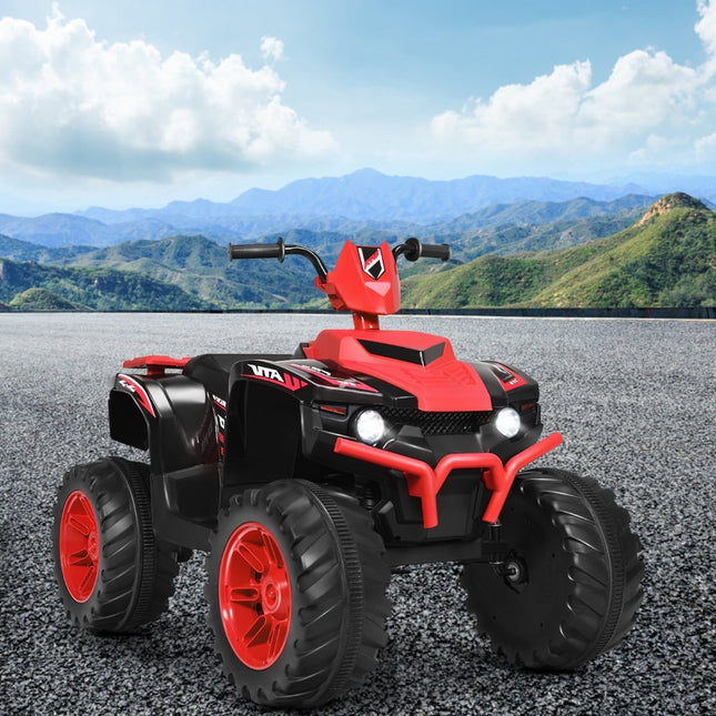 12V Kinder-Elektro-Quad mit Musik & USB, für 3+ Jahre