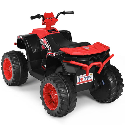 12V Kids Electric Quad with Music & USB, Ages 3+