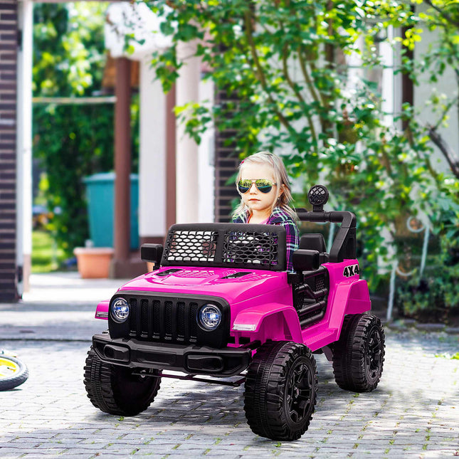 12V Kinder Elektroauto, Fernsteuerung, Pink
