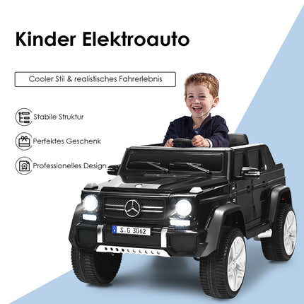 12V Kinder-Aufsitzauto mit Fernbedienung, Musik, LED-Lichtern