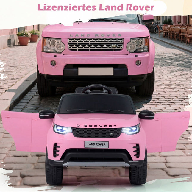 12V Kinder Elektroauto, Fernsteuerung, LED, Rosa