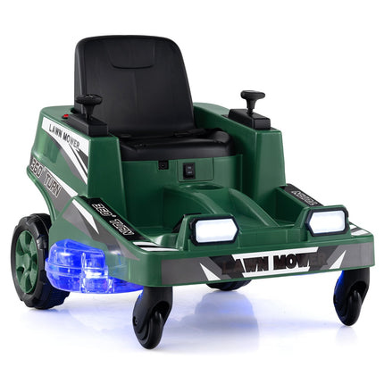Dětský zahradní traktůrek 12V s otáčením 360 a LED světly