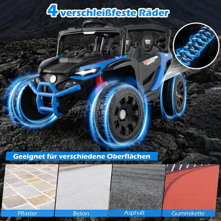 12V Kids Ride-On Tractor with Remote & Detachable Trailer
