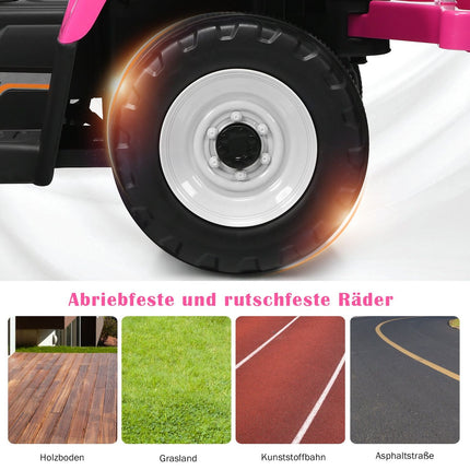 12V Kinder Traktor mit Anhänger, Fernbedienung