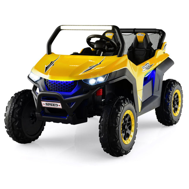 12V Kinder Elektroauto, 2-Sitzer, Fernbedienung, Federung