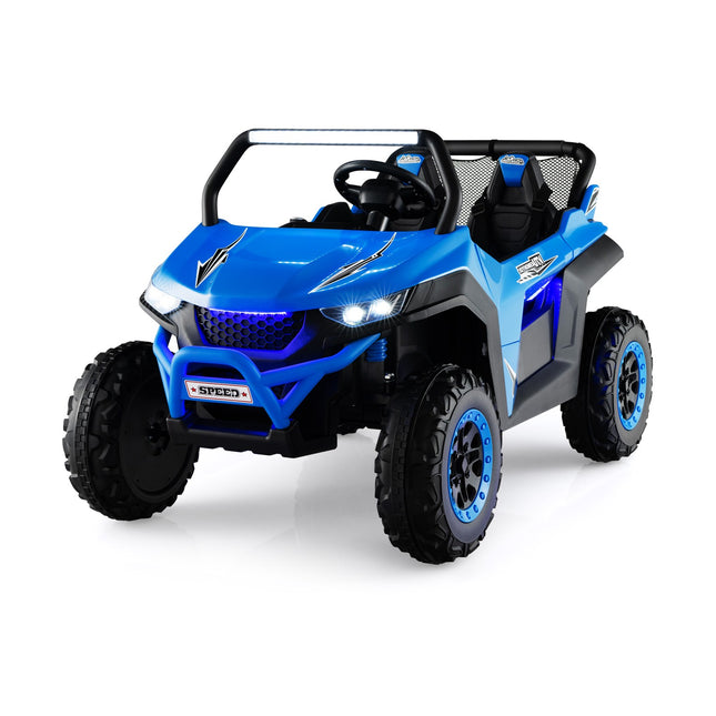 12V Kinderfahrzeug UTV mit Fernbedienung, 2-Sitzer, Blau