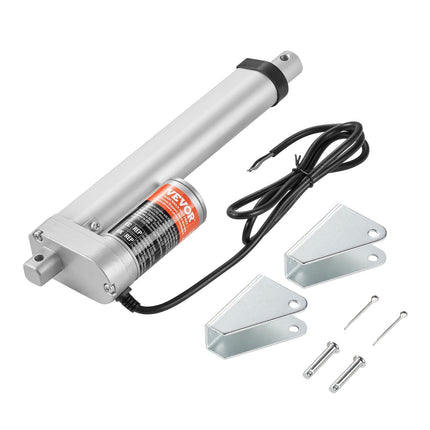 12V Linear Actuator, 6in Stroke, 1500N, IP54