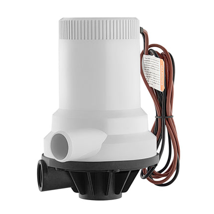 12V Livewell Aerator Pump, 1600 GPH, Dual Inlet