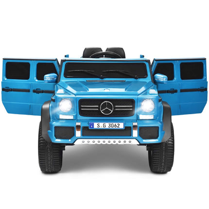 12V Kinderauto mit Fernbedienung, Federung, Blau