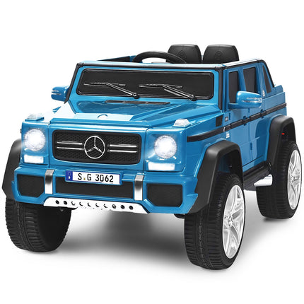 12V Kinderauto mit Fernbedienung, Federung, Blau