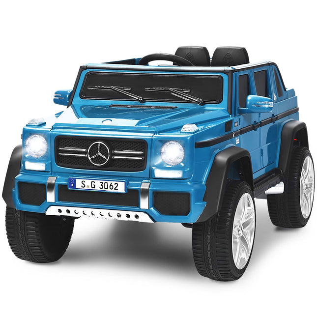 12V Kinderauto mit Fernbedienung, Federung, Blau