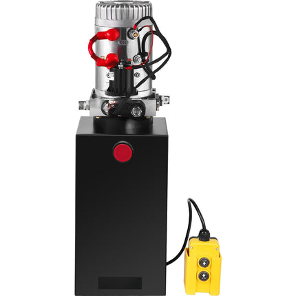 12V Single-Acting Hydraulic Pump, 10-Quart, 15ft Remote