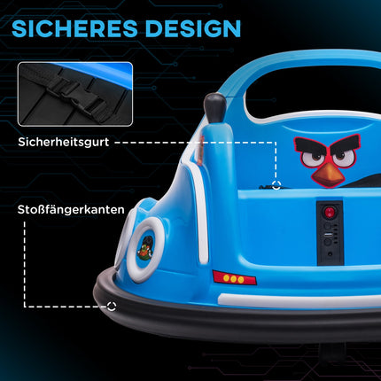 12V Kinder Elektro Bumper Car, Fernsteuerung, 360° Drehung