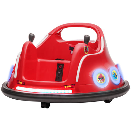 12V Kinderauto mit Fernbedienung, Lichtern und 360°-Drehfunktion
