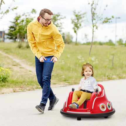 12V Kinderauto mit Fernbedienung, Lichtern und 360°-Drehfunktion