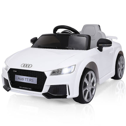 12V Kinderauto mit 2 Motoren und MP3 und Musik 104 x 63,5 x 45,5 cm weiß