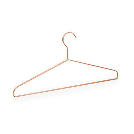 12 copper coat hangers