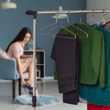 12 copper coat hangers