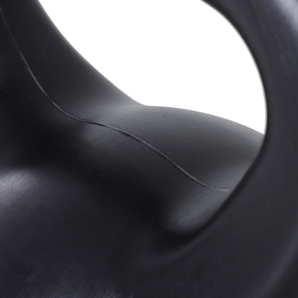 12 kg Sand-gefüllte Kettlebell, Schwarz, Kunststoff, Anfängerfreundlich