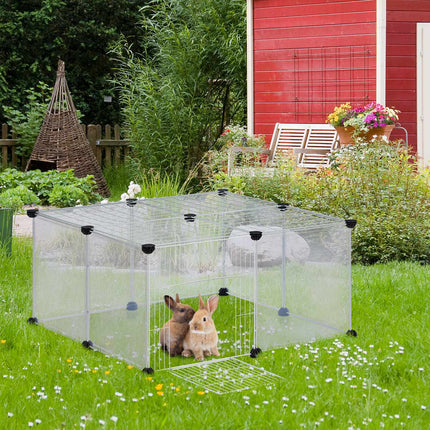 12-piece freestanding cabinet Transparent