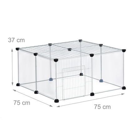 12-piece freestanding cabinet Transparent