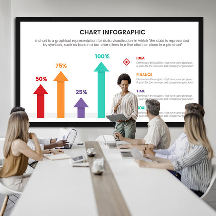 130-Inch Fixed Frame Projection Screen, 16:9 4K, Wall-Mount