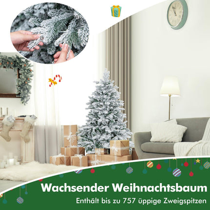 135 cm künstlicher Weihnachtsbaum mit LED-Beleuchtung