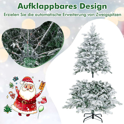135 cm künstlicher Weihnachtsbaum mit LED-Beleuchtung