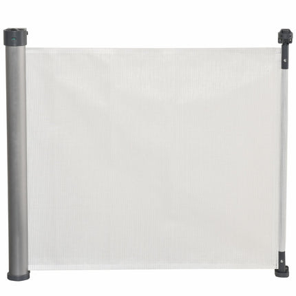 Ausziehbares Treppenschutzgitter 140 cm, aufrollbar, Einhandbedienung