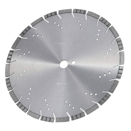 14-Inch Concrete Diamond Saw Blade, Wet Dry, 1-Inch Arbor