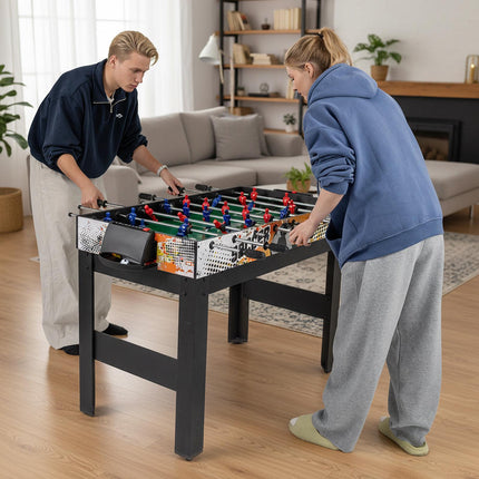 14-in-1 Multi-Spieltisch mit Zubehör, Schwarz
