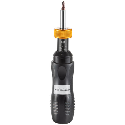 1/4 in Drive Torque Screwdriver Set, 10-50 in-lb, 18 Bits