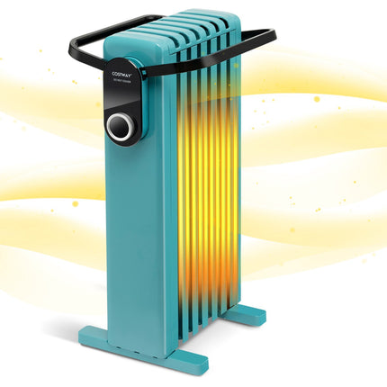 1500W Ölradiator mit Rollen, 3 Heizstufen