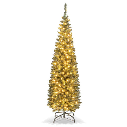 150 cm Artificial Christmas Tree with 150 LEDs, Green