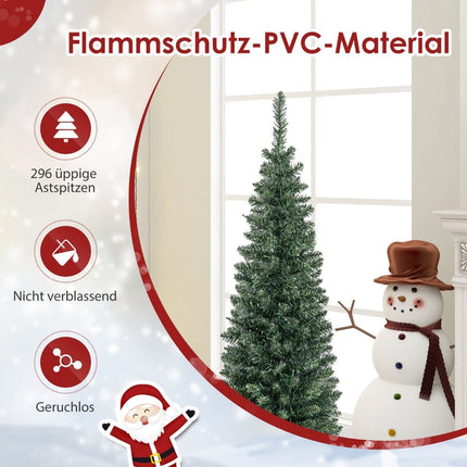150 cm Artificial Christmas Tree with 150 LEDs, Green