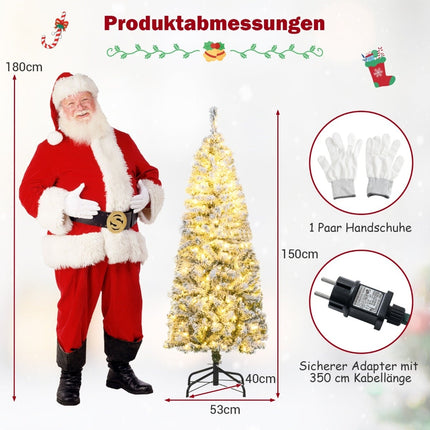 150 cm Artificial Christmas Tree with LED Lights
