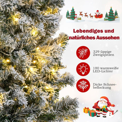 150 cm Artificial Christmas Tree with LED Lights