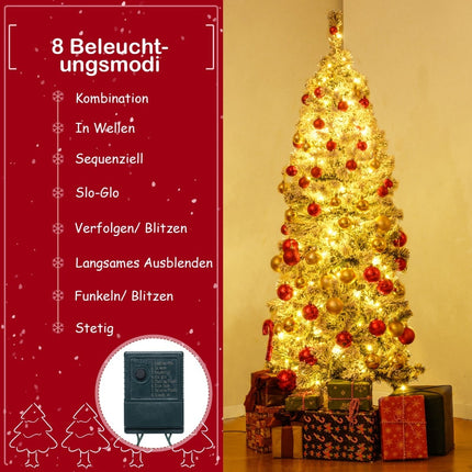 150 cm Artificial Christmas Tree with LED Lights