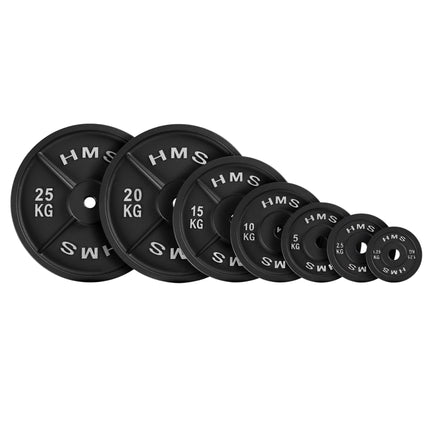 Litinový kotouč 15 Kg, otvor 31 mm, černý